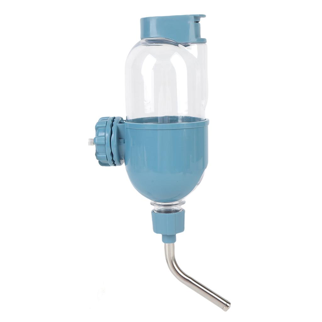 Hanging Dog Water Bottle Plastic Large Capacity Double Bead Design Cage Crate Hanging Water