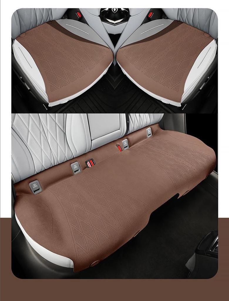 BYD Seal Aviation-Grade Suede Car Seat Cushion Set, 3-Piece Front Seat Cover