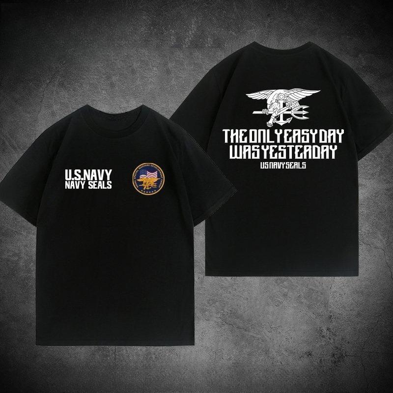American Navy Seals Themed Tshirt for Military Enthusiasts Style Highquality Unisexs Clothing Women Summer T Shirt