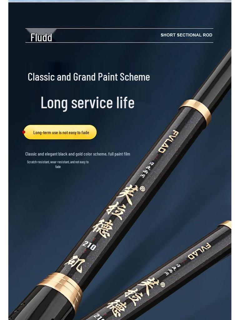 Fulaide Carbon Fiber Mini Rock Fishing Rod for Shore Casting with Sliding Float