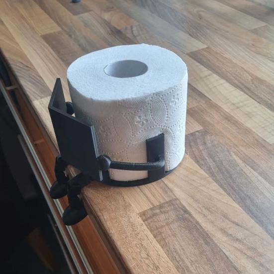 Yousheng Reading Toilet Paper Holder Creative Shape Easy Installation 3D Printed Toilet Paper Stand Roll Paper Stand Bathroom Decor