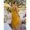 Wedding Collection Soft Star Georgette Saree – Embroidery Cutwork Elegance
