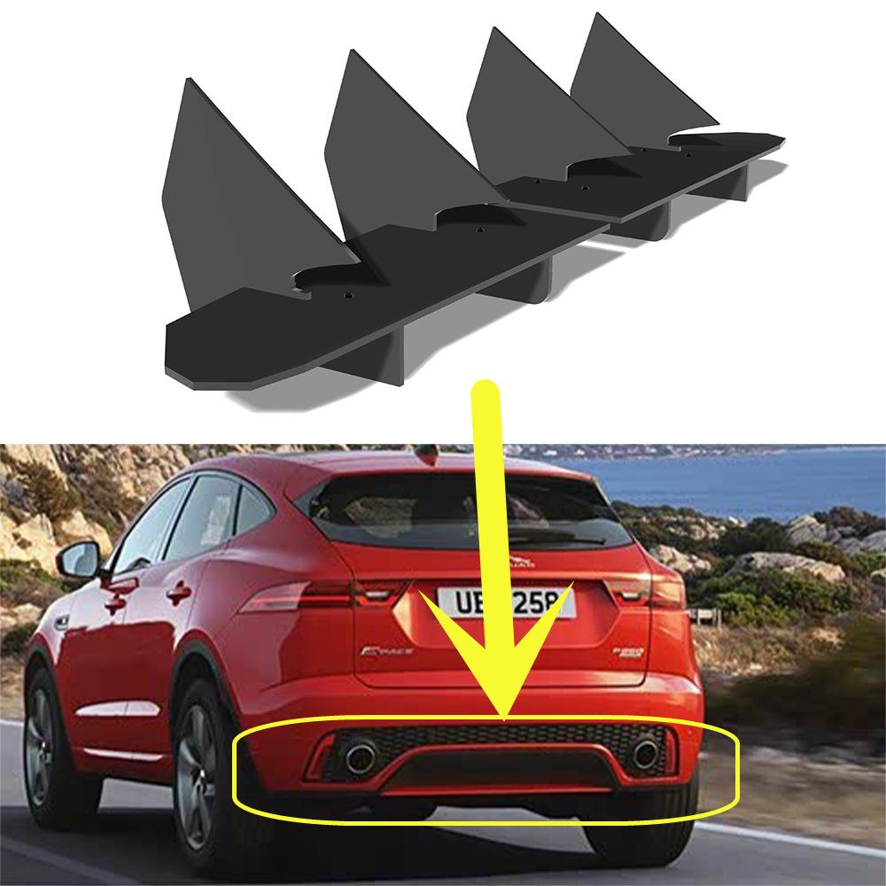Jaguar E-PACE Rear Diffuser (2018-2022) чёрный