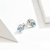 Lindon 925 Sterling Silver Zircon Earrings Drop Earrings For Women Wedding Party Gifts