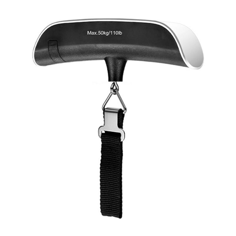 Mini Elektronische Reisewaage 0,05 kg bis 50 kg Messung Ergonomischer Griff Genaue Gramm Leichtgewicht für Gepäck Lebensmittel Haustier