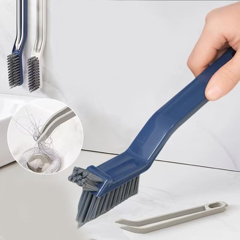 3'ü 1 Arada Çok Amaçlı Banyo Fayans Zemin Boşluğu Temizleme Fırçası Pencere Kenarı Fırçası Kullanışlı Ev Köşe Temizleme Aletleri