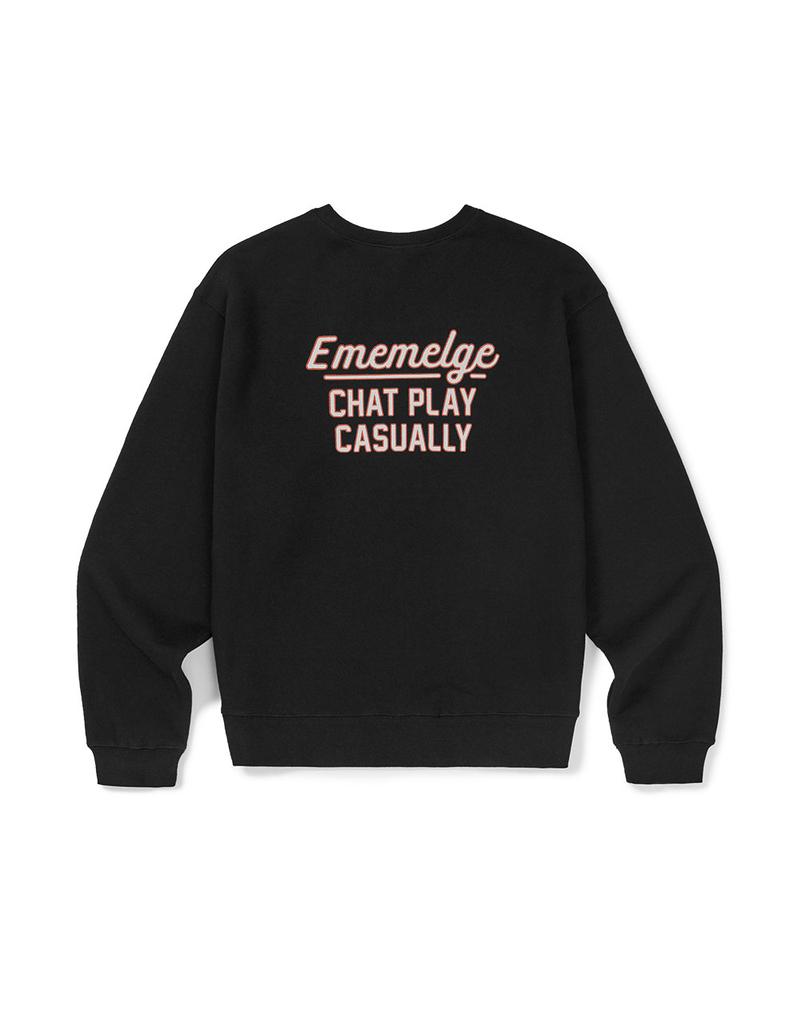 Mmlg [Mmlg] Sign Board Sweat (Every Black)