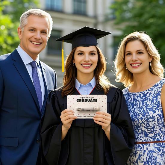 Graduation Money Holder Class of 2025 Congrats Grad Cash Holder with Plastic Cover Graduation Gift Card