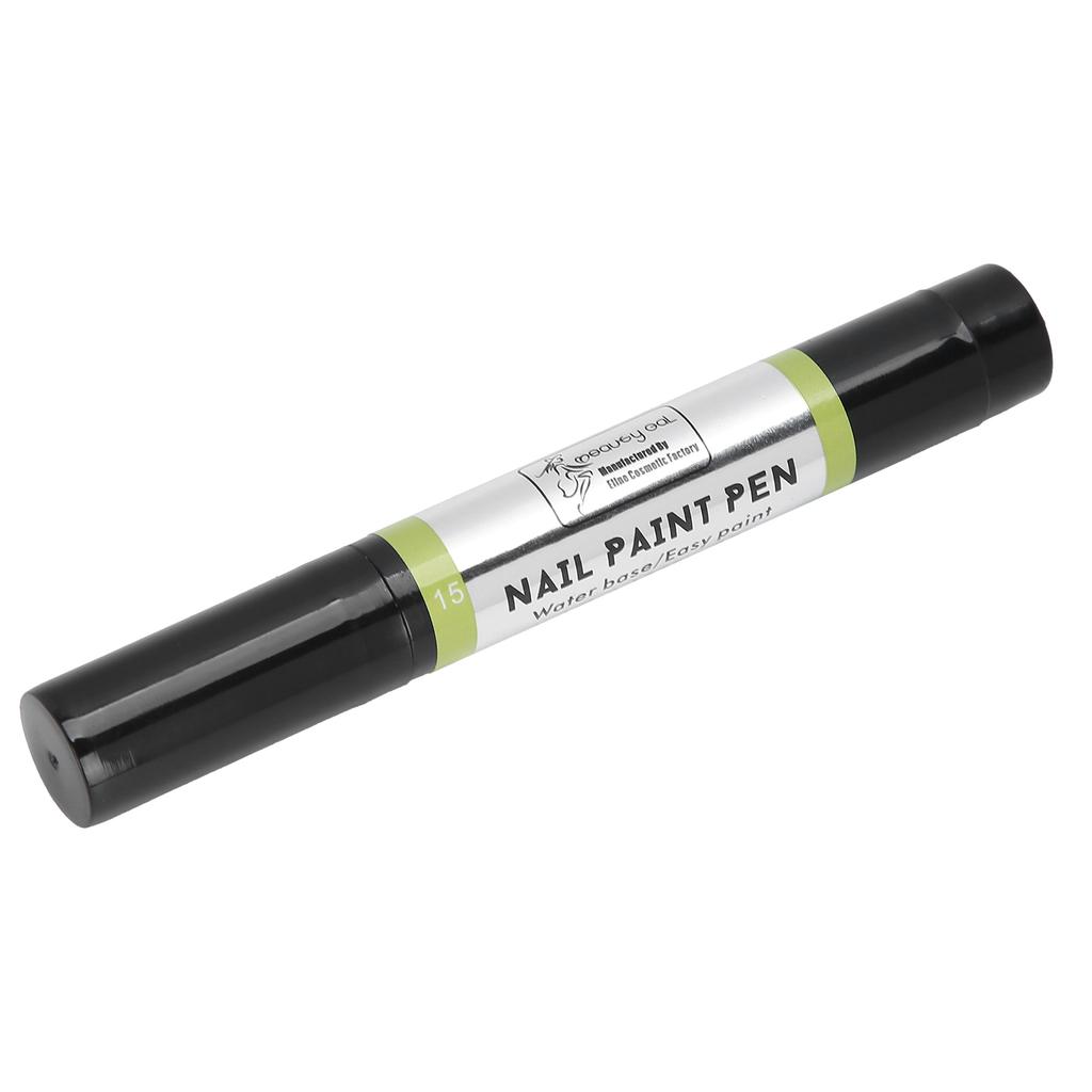 Women Girls DIY Nail Polish Markers Pen No Need Base Top Coat Nail Gel Pen Nail Art Pen15