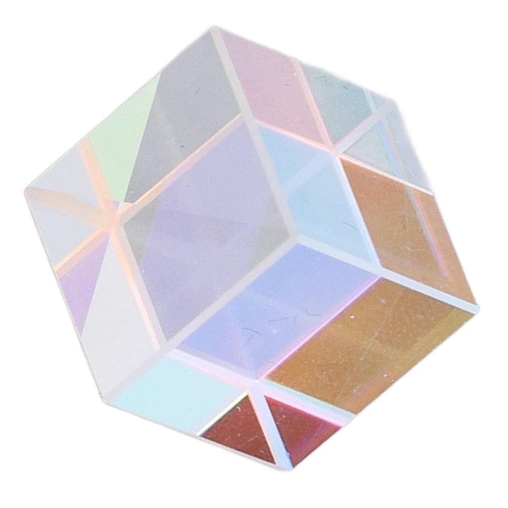 Dichroic   Prism Colorful Glass   Prism for Physics Tching Resrch Decoration Art Education