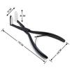 Tape Extensions Press Plier Stainless Steel Multi-Functional Hair Tools Ergonomic Design 4.5cm Deck Shape