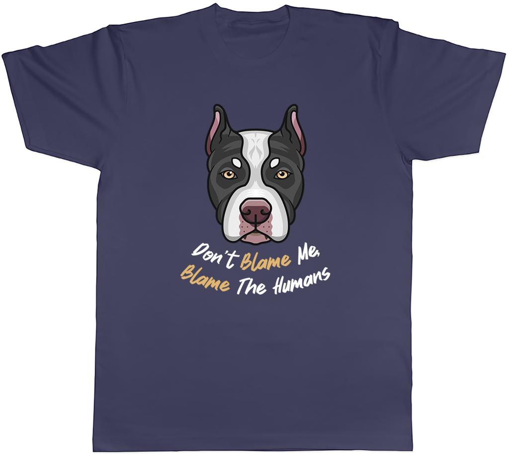 Bully XL Pitbull Unisexs TShirt Dont Blame Me Blame the HuUnisexs Tee Gift
