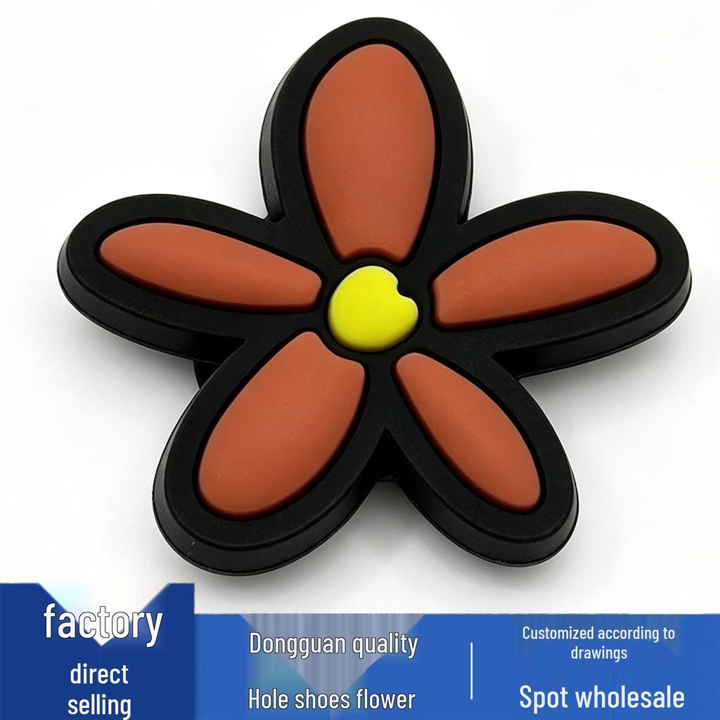 Cute PVC Flower Shoe Charms for Crocs – Versatile & Stylish Clog Decorations