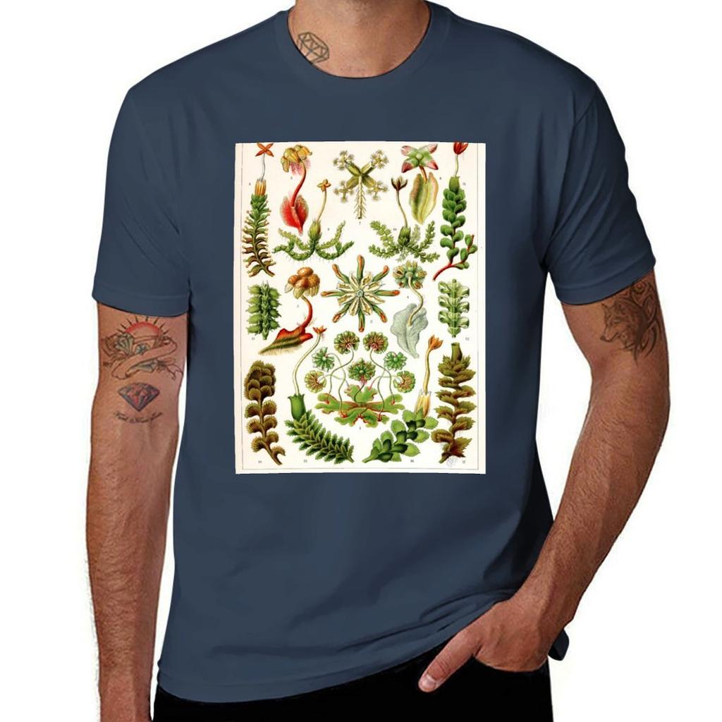 Ernst Haeckel Hepaticae (liverworts) Vintage Botanical Illustration TShirt PerforUnisexce Dry Fit TShirt