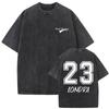 Washed Vintage Rapper Paulo Londra Homerun T-shirt Men Women Fashion Hip Hop Oversized T Shirt Men's Casual Cotton T-shirts Tops