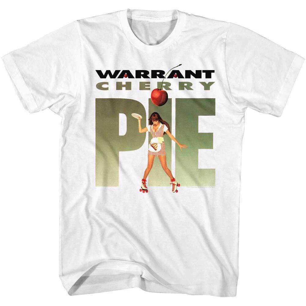 Warrant Cherry Pie Model On Roller Skates Men's T Shirt 80's Rock Music Merch