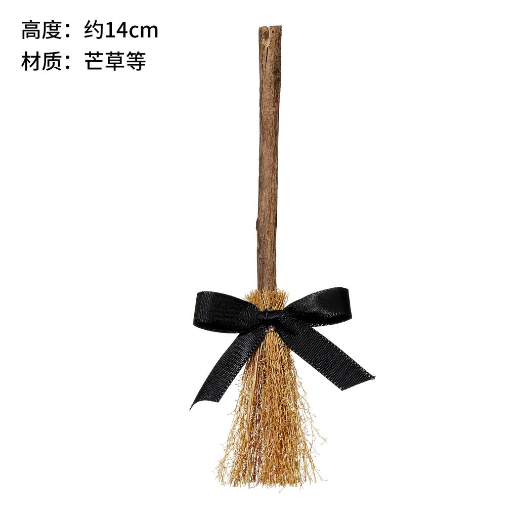 Halloween Broomstick Decorations, Mini Witch Broom Twig Broom