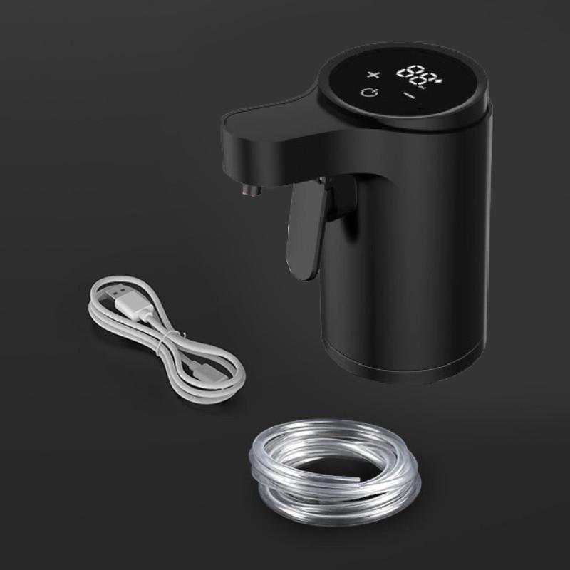 

Интеллектуальный сенсорный диспенсер для вина с датчиком ABS, активируемый прикосновением, USB-зарядка для дома чёрный