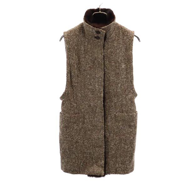 

Chloe tweed Best 38 Brown fur Women Used