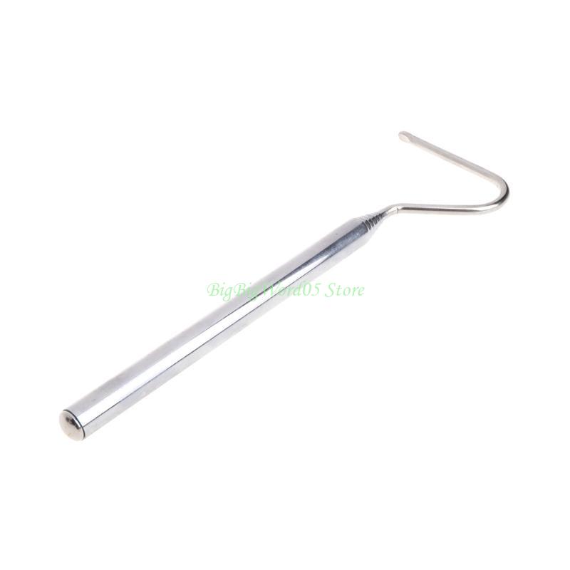 24TE Adjustable Snake Hook Stainless Steel Hook Telescopic Snake Hook Catcher Retractable Hook Tools