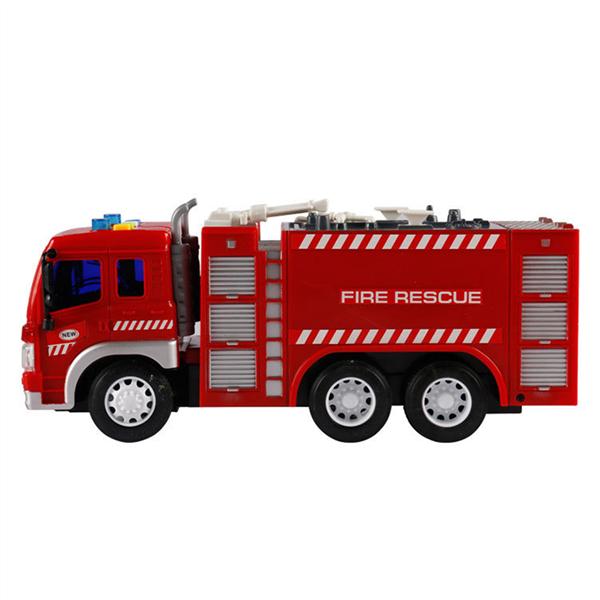1pc Baby Fire Sprinkler Truck Model Educational Telling A Story Truck Engineering Mold Toy for Kids