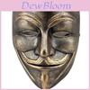 V For Vendetta Witte Koperen V Monster Hars Masker Halloween Feest Maskerade Kostuum Accessoire voor Cosplay