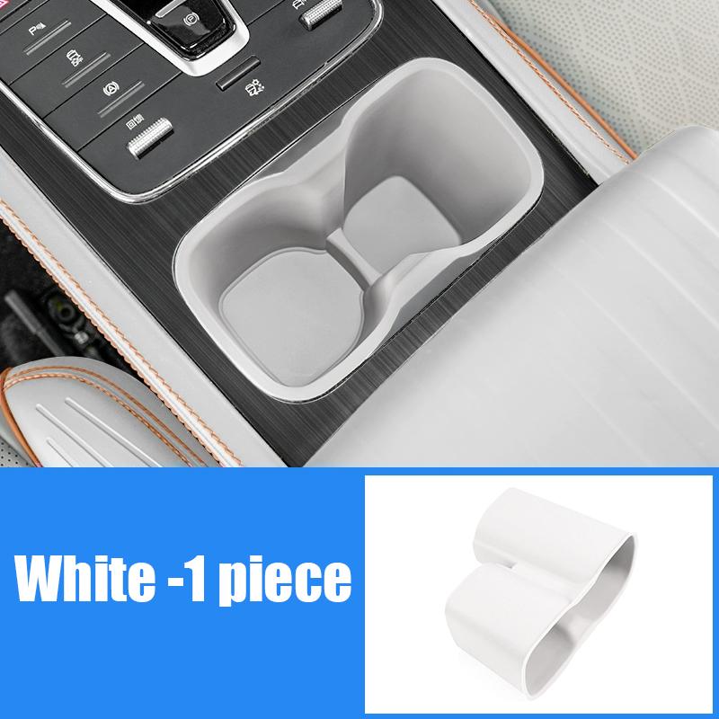 For BYD Atto3 Yuan Plus 2024 Central Control Cup Holder Storage Box Silicone Pad Car Interior Modification Part