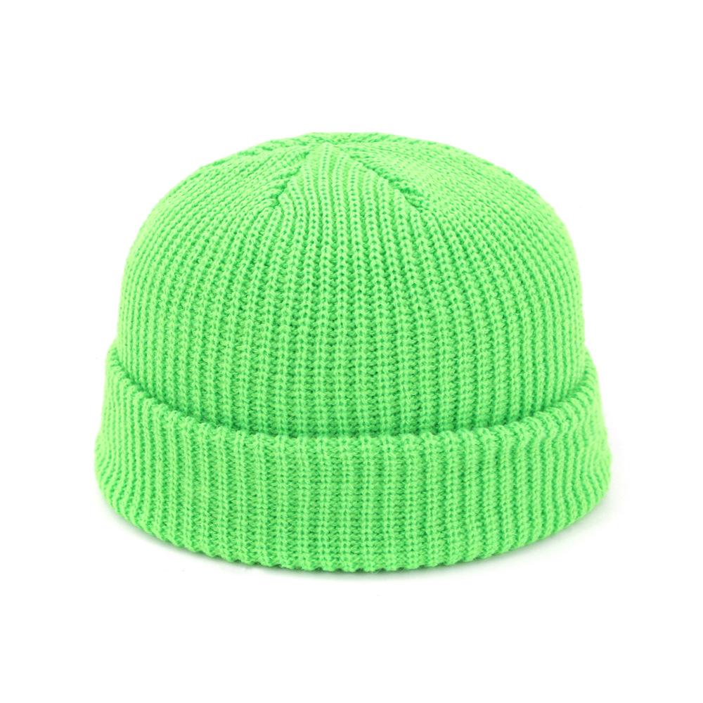 2020Fashion Hip Hop Beanie Strickmütze Männer Skullcap Frauen Winter Warm Brimless Baggy Melon Cap Manschette Docker Fisherman Beanies Hüte