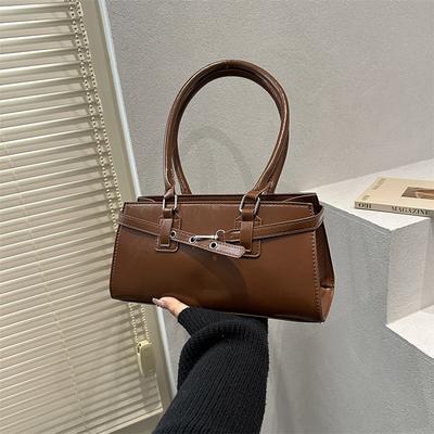 Retro Large-capacity Underarm Bag Women's New Autumn and Winter Shoulder Bag Niche Design Portable Commuter Bag