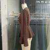 Korean Style Slim Fit Long Sleeve Top for Women - Flattering and Elegant Autumn/Winter Wear