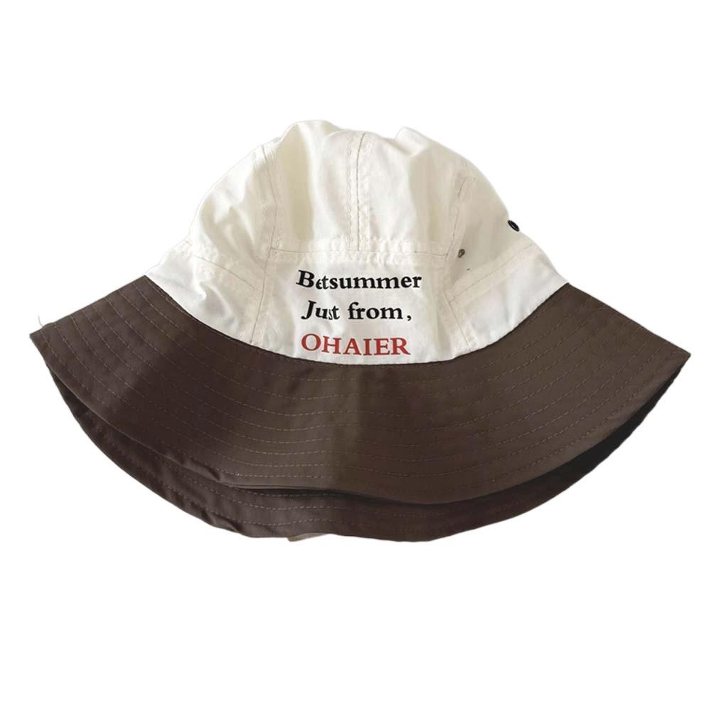 Korean Style Summer Kid Sun Hat Comfortable Quick-dry Fisherman Hat Candy Color Bucket Cap  Boys
