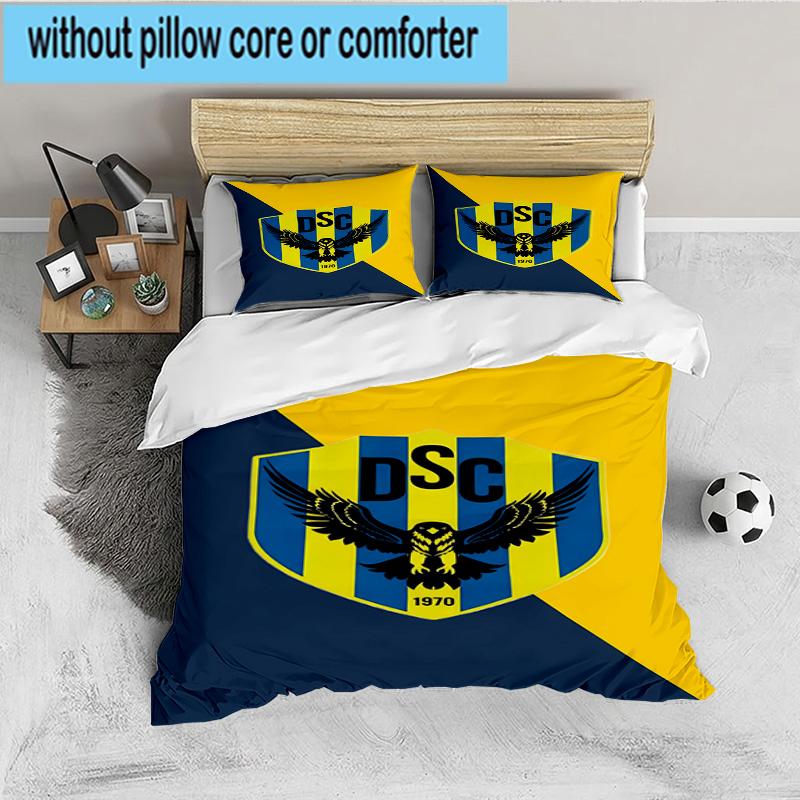 Duhok Dynamic Sports Emblem 3PCS Bedding set,Ideal for 1pc Duvet Cover And 2pcs Pillowcases Perfect for Fan gift,Ideal for Bedroom, Dormitory