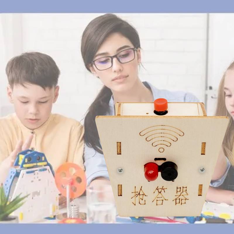 Keyboard Science Experiment Diy Handmade Answering Machine Assembly Fun Model