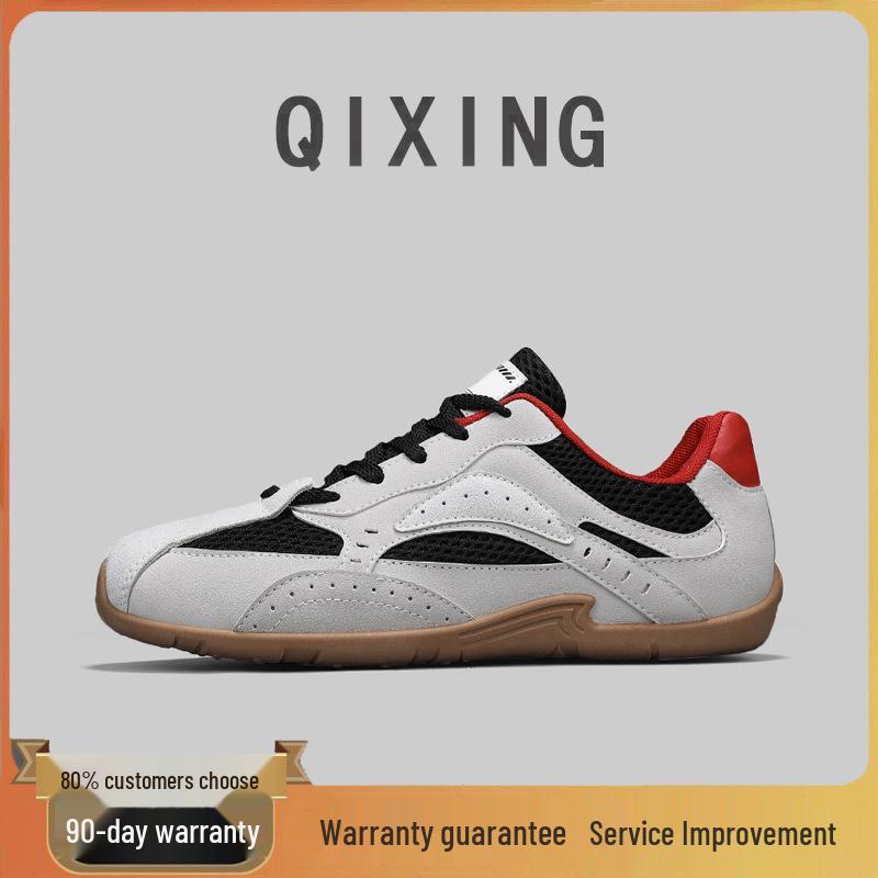 Retro European & American Fashion Men's Non-Slip Low-Top Casual Shoes - 'Forrest Gump' Wear-Resistant Sports Flats