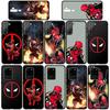 Phone Case for Samsung Galaxy S25 S24 S23 iPhone 16 15 Xiaomi Redmi Note 14 13 12 16E X 11 Pro Max OPPO Moto A4 Huawei Superhero Deadpool Comics Cover