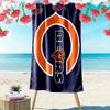 Chicago Bears Print Beach Towel, Large Soft Quick Dry Towel for Beach Camping Swimming