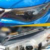 Plastic 1 Pair Carbon Fiber Style Headlight Eyelids Eyebrows Sticker Fit For Subaru Impreza WRX STi X 10th GRB 2008-2010 2011
