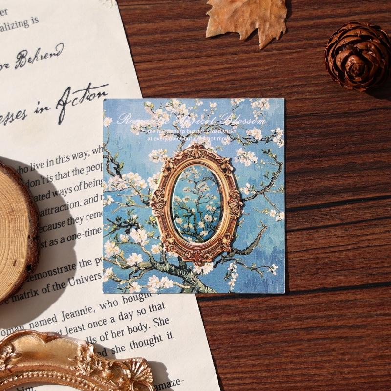 

Art Book Marker Vintage Oil Painting Bookmark Gold Plated Bookmark Retro Vintage Metal Bookmark For Fridge Magnet Gift For Book