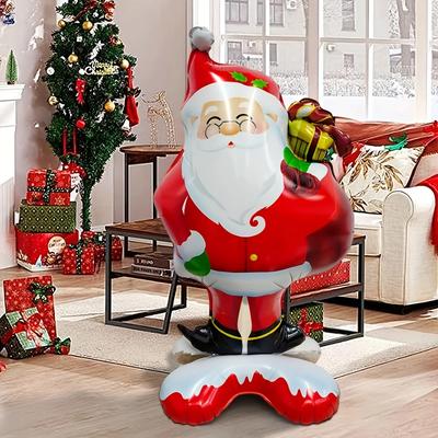 1 adet Yeni Ekstra Büyük Ayakta Noel Baba Folyo Balon Noel Tatili Parti Dekorasyonu Yeni Yıl Doğum Günü Malzemeleri Paskalya Hediyesi