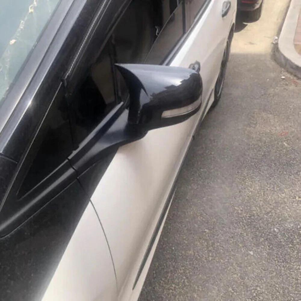 Pentru Honda CIVIC 2012 2013 2014 Carcasa oglinzii retrovizoare laterale Capa aripii Autocolant exterior Carcasa din fibra de carbon Negru