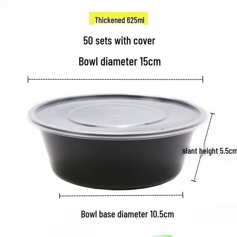 Tian Ya Jing 625ml Disposable Round Food Containers