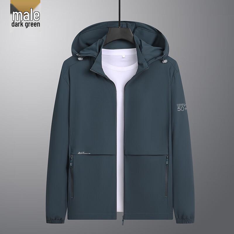 

Longchan Summer Ice Silk Sun Protection Jacket L-5XL