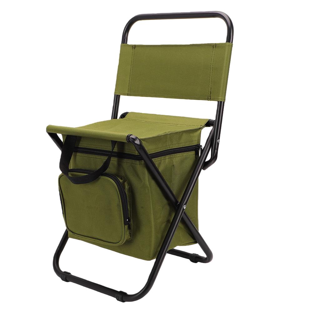 Fishing Chair with Cooler Bag 3 in 1 Design Multifunctional Foldable Fishing Chair for Camping