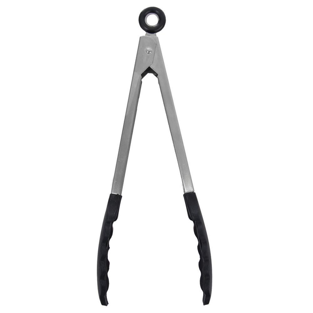 Stainless Steel Kitchen Tongs with Silicone Tips 35cm