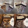 Bear Ears Tassels Knitted Cap For Women Winter Soft Warm Breathable Fashion Hat
