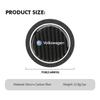 BAG1 2pcs Car Water Coaster Cup Pads Non-Slip Mats Accessories For Volkswagen VW Polo Jetta Sagitar Magotan Passat B5 B6 B7 CC Tiguan