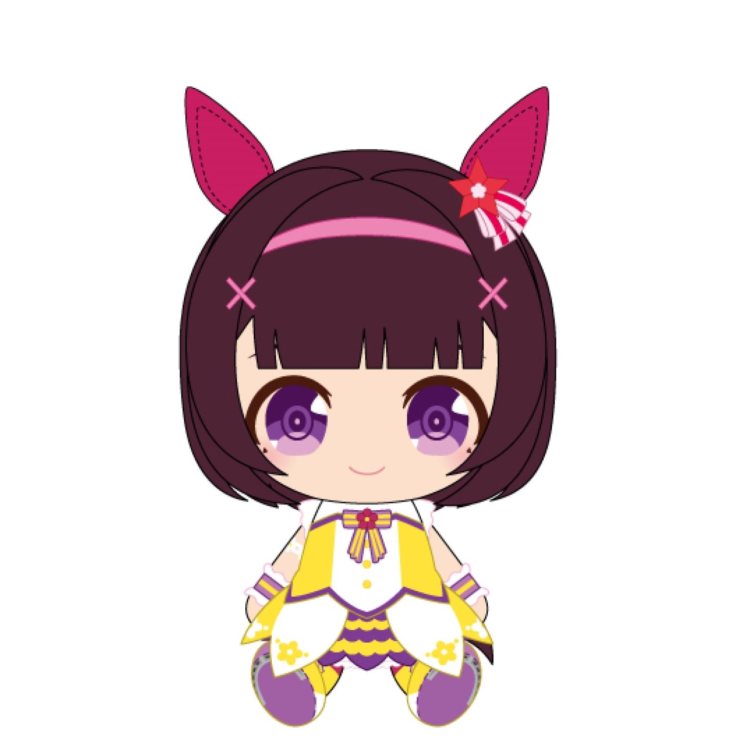 

Uma Musume Pretty Derby Нисино Флауэр Чиби Плюшевая игрушка