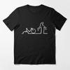 La Linea Bike Amazing Print Tee Unisex Shortsleev Breathable Graphic T Shirts Harajuku Casual Streetwear Tops Unisex Clothing