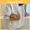 Chic Synthetic Leather Summer Handbag Compact Square Shape Versatile Design