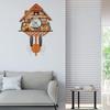 Home Decor Handcraft Retro Wooden Cuckoo Clocks Quartz Wall Clock